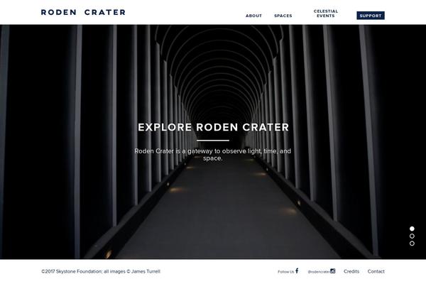 rodencrater.com site used Jamesturrell.off
