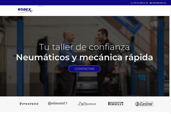 Site using Speed Contact Bar plugin