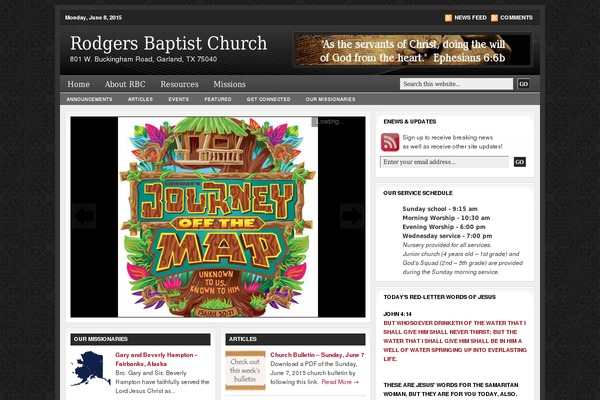Church_40 theme site design template sample