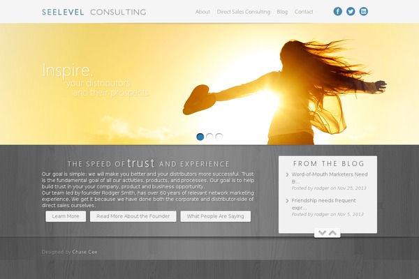 Deepfocus theme site design template sample