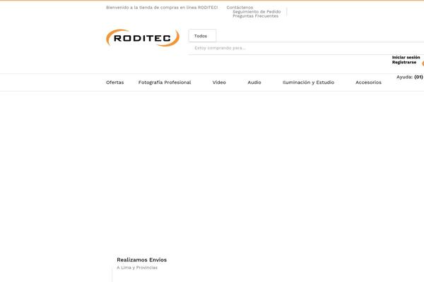 roditecfotovideo.com site used Cliente