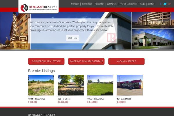 Wp Estate theme site design template sample
