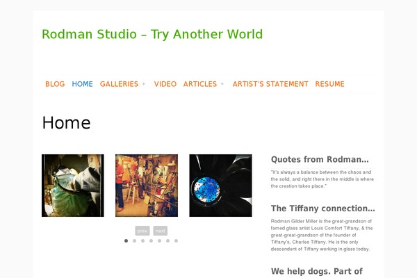 Site using Alpine PhotoTile for Pinterest plugin