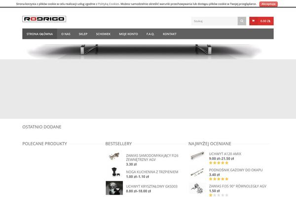 Trizzy theme site design template sample