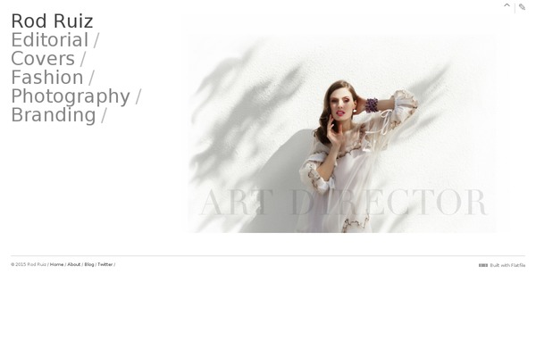 rodruiz.com site used Flatfile_for_artists
