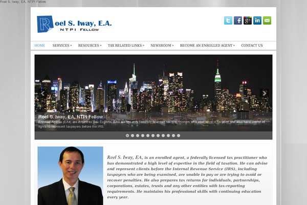 Bizpro theme site design template sample