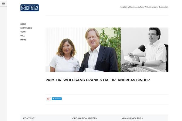 Magazine theme site design template sample