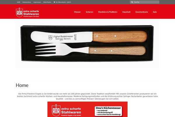 Virtue theme site design template sample