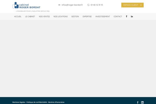 Realia theme site design template sample