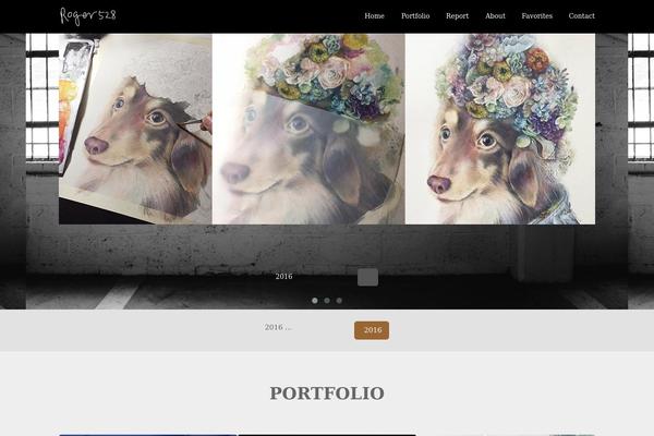 Caja theme site design template sample