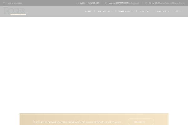 Ratio theme site design template sample