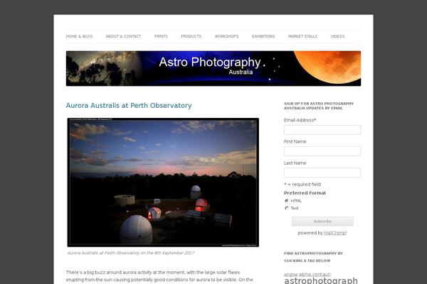 Twenty Seventeen theme site design template sample