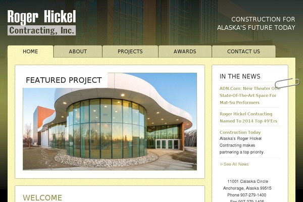 Core theme site design template sample