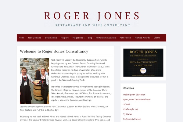 The Box theme site design template sample