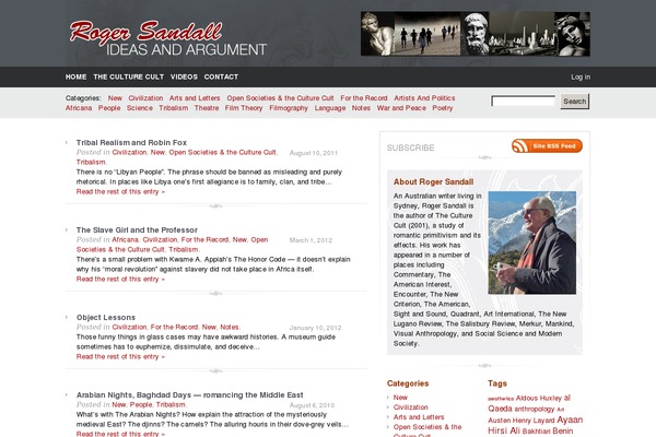 Carrington Blog theme site design template sample