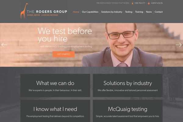 Rogers theme site design template sample