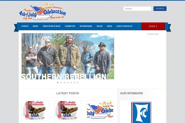 Campaign theme site design template sample