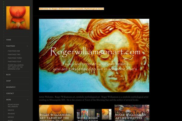 rogerwilliamsonart.com site used LENS