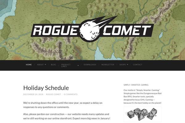 Hemingway theme site design template sample