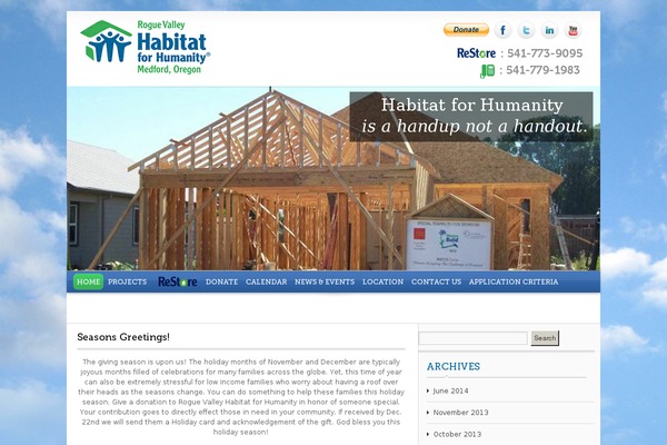 Site using Bannerspace Slideshow plugin