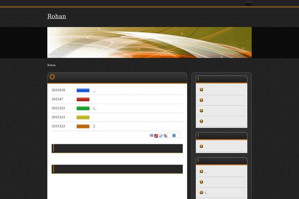 Green theme site design template sample