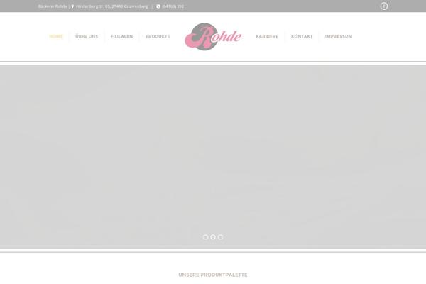 Feast theme site design template sample