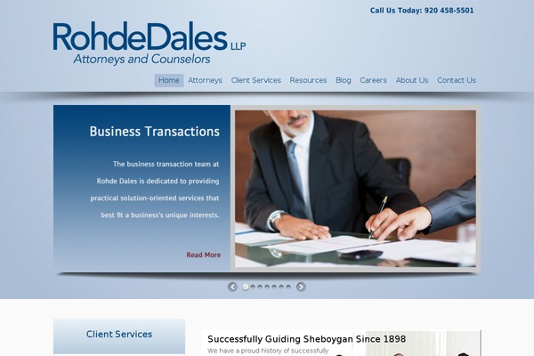 Flare theme site design template sample