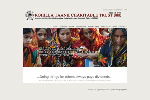 Flexible theme site design template sample