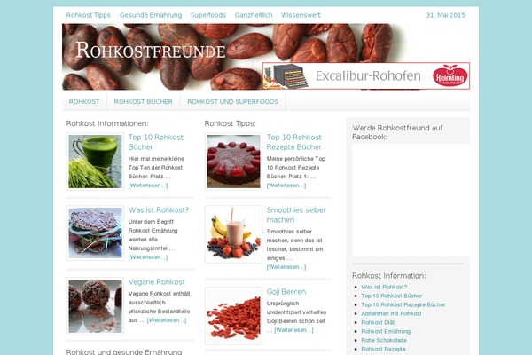 rohkostfreunde.de site used Lifestyle
