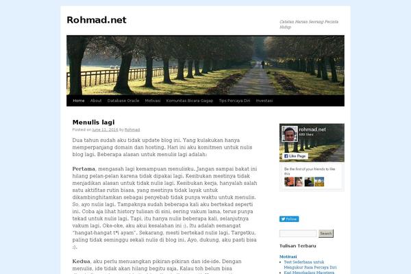Twenty Ten theme site design template sample