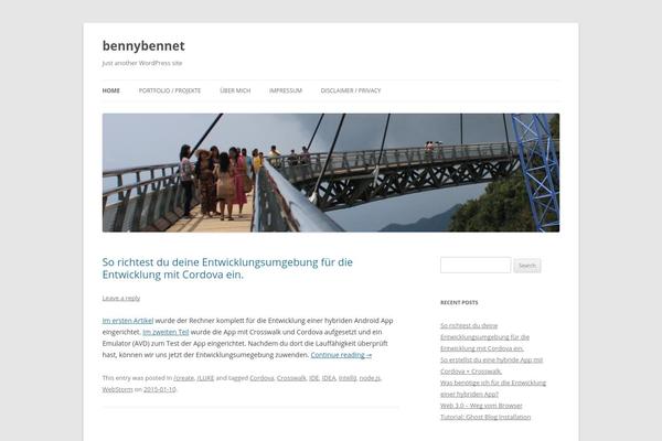 Blogum theme site design template sample