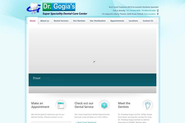 Medica Parent theme site design template sample