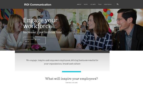 Site using Modern-team-showcase plugin