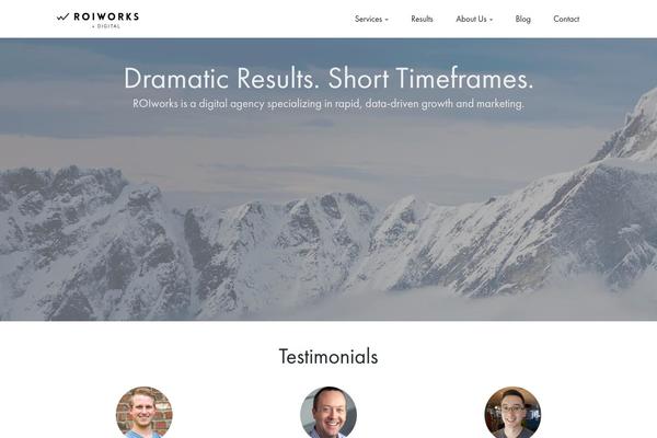 BUILDER theme site design template sample