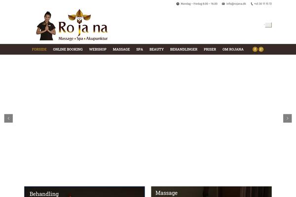 rojana.dk site used Theme-child