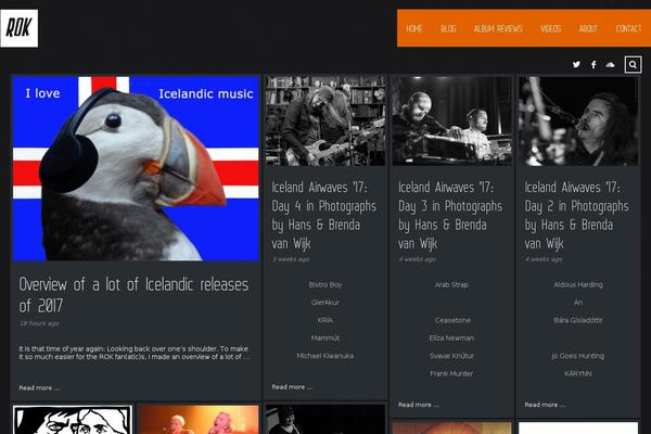 GuCherry Blog theme site design template sample