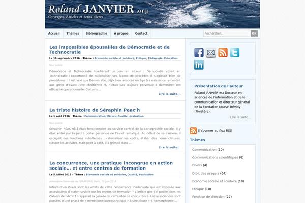 rolandjanvier.org site used Minimal Xpert