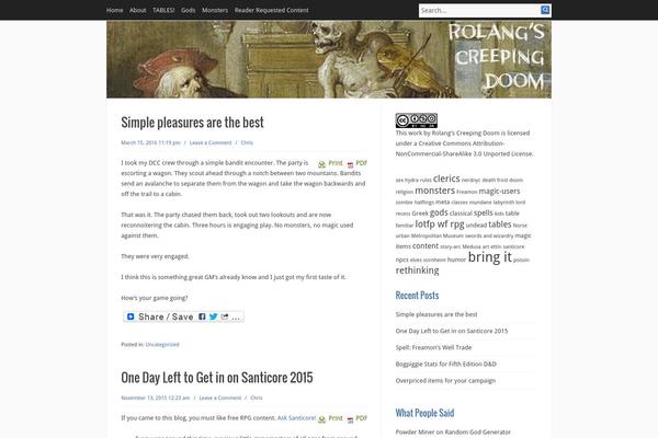 Infinity theme site design template sample