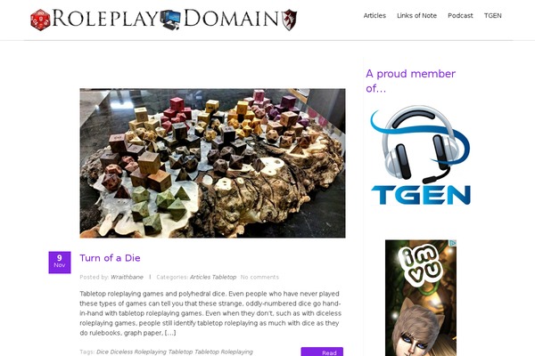 Hathor theme site design template sample