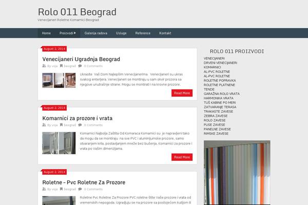 Ribbon Lite theme site design template sample