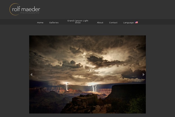 Vantage theme site design template sample