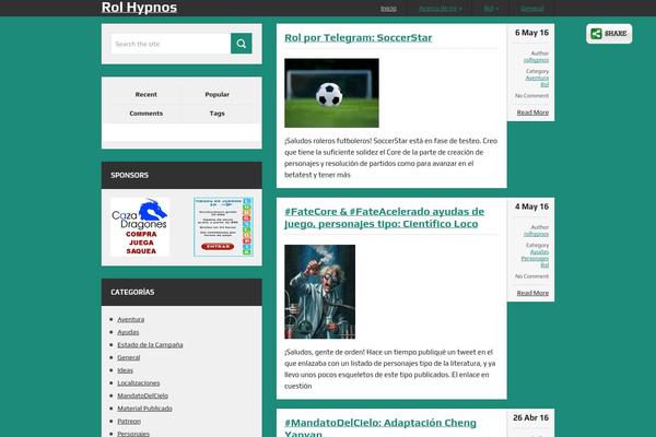 DualShock theme site design template sample