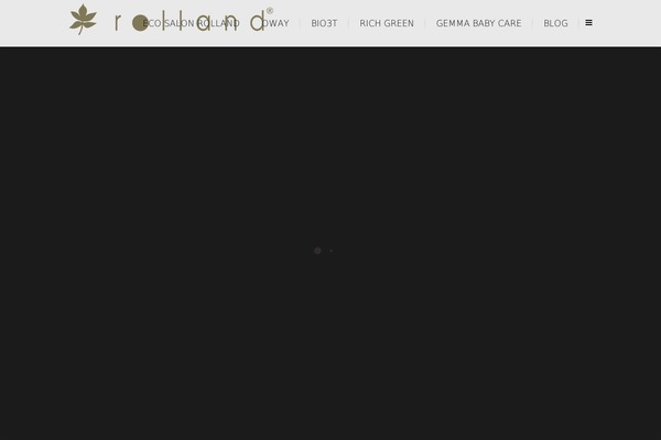 Nouveau theme site design template sample