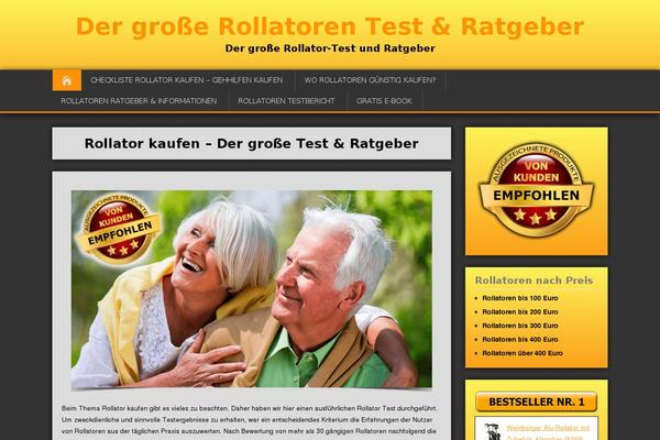 ShootingStar theme site design template sample