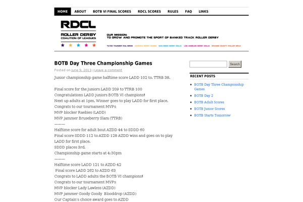 Coraline theme site design template sample