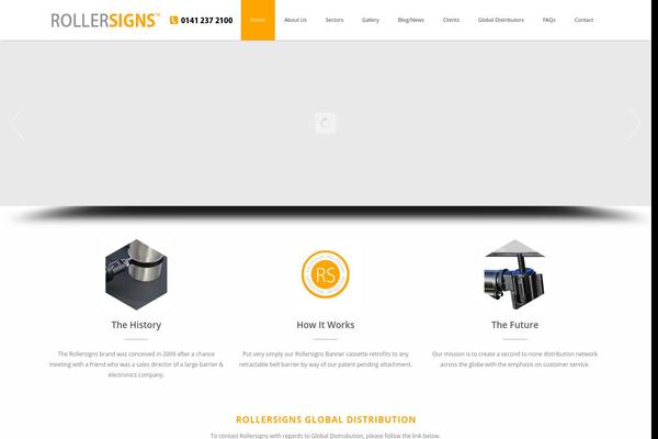 Advertica theme site design template sample