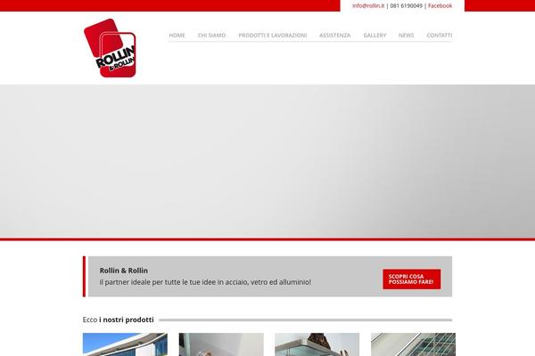 Vanguard theme site design template sample