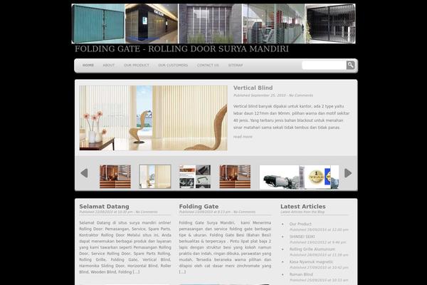 WP-Creativix theme site design template sample