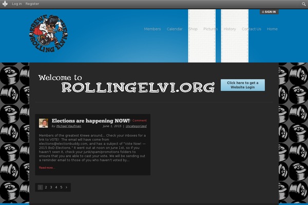 Salutation theme site design template sample