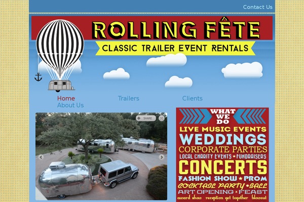rollingfete.com site used Halftone